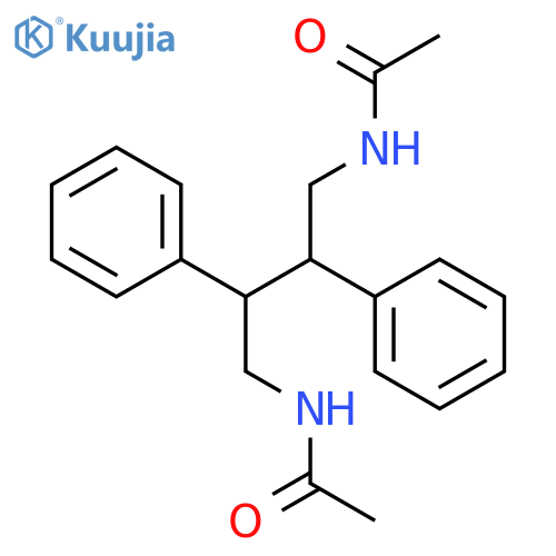 Acetamide, N,N'-(2,3-diphenyl-1,4-butanediyl)bis- structure