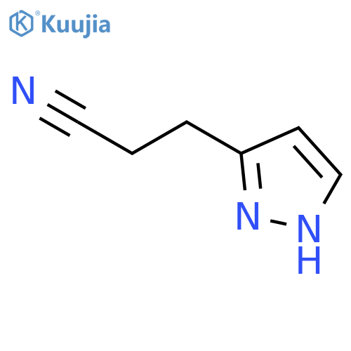 1H-Pyrazole-3-propanenitrile structure