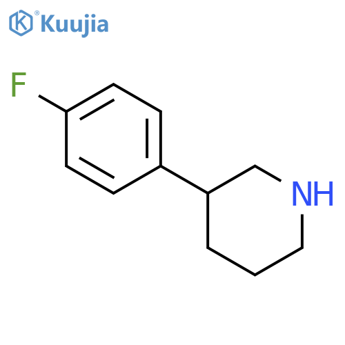 3-(4-Fluorophenyl)piperidine structure