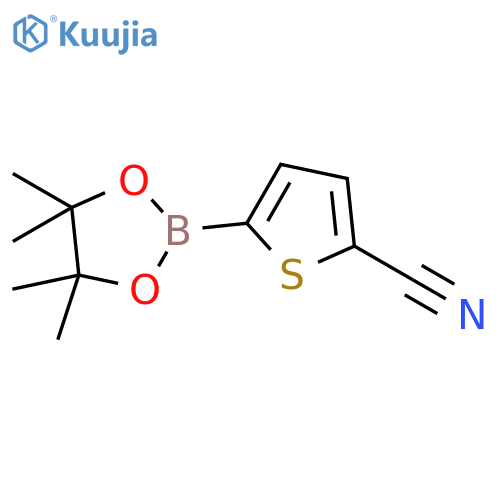 5-Cyanothiophene-2-boronic acid pinacol ester structure