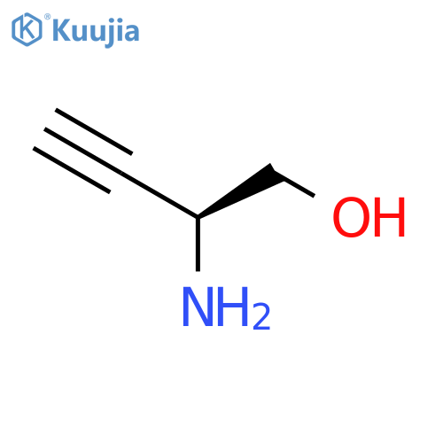 3-Butyn-1-ol, 2-amino-, (2S)- structure