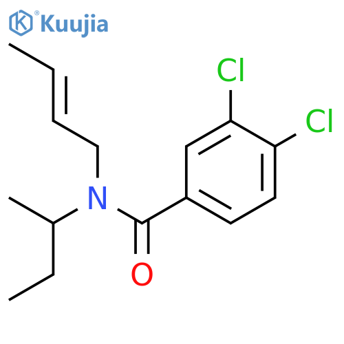 Benzamide, N-2-butenyl-3,4-dichloro-N-(1-methylpropyl)- structure