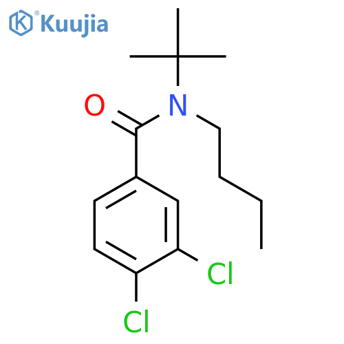 BENZAMIDE, N-BUTYL-3,4-DICHLORO-N-(1,1-DIMETHYLETHYL)- structure