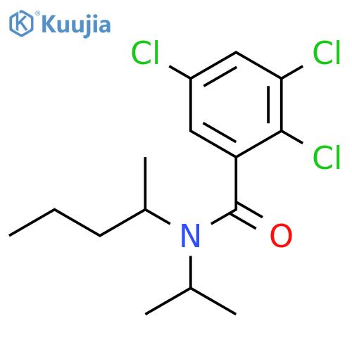 Benzamide, 2,3,5-trichloro-N-(1-methylbutyl)-N-(1-methylethyl)- structure