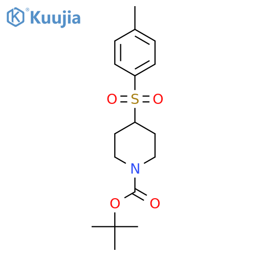 4-(4-Methylphenyl)sulfonyl-1-piperidinecarboxylic acidtert-butylester structure