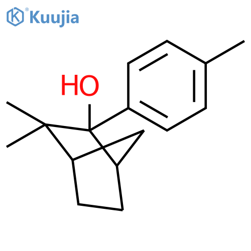BICYCLO[2.2.1]HEPTAN-2-OL, 3,3-DIMETHYL-2-(4-METHYLPHENYL)- structure