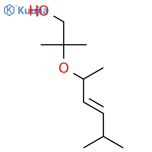 1-PROPANOL, 2-[[(2E)-1,4-DIMETHYL-2-PENTENYL]OXY]-2-METHYL- structure