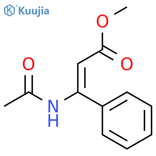 2-Propenoic acid, 3-(acetylamino)-3-phenyl-, methyl ester, (2Z)- structure