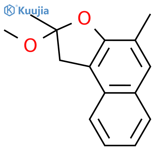 NAPHTHO[2,1-B]FURAN, 1,2-DIHYDRO-2-METHOXY-2,4-DIMETHYL- structure