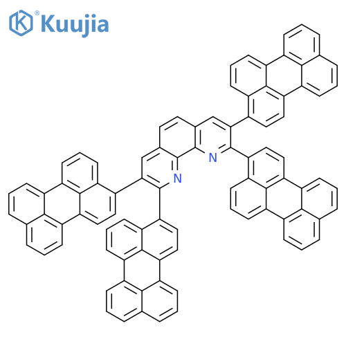 1,10-Phenanthroline, 2,3,8,9-tetra-3-perylenyl- structure