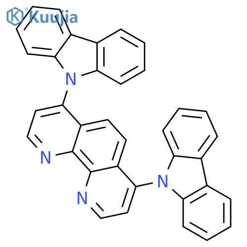 4,7-Di(9H-carbazol-9-yl)-1,10-phenanthroline structure
