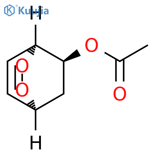 2,3-Dioxabicyclo[2.2.2]oct-7-en-5-ol,acetate,(1S,4S,5S)-(9CI) structure