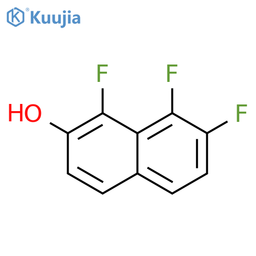 1,7,8-trifluoronaphthalen-2-ol structure