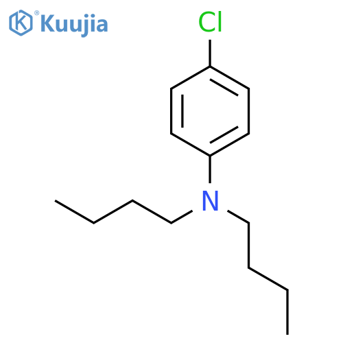 BENZENAMINE, N,N-DIBUTYL-4-CHLORO- structure