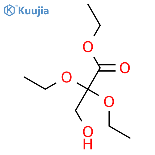 PROPANOIC ACID, 2,2-DIETHOXY-3-HYDROXY-, ETHYL ESTER structure
