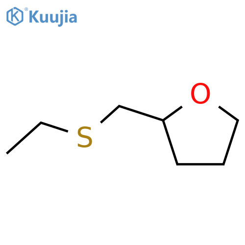 Furan, 2-[(ethylthio)methyl]tetrahydro- structure