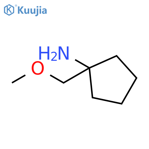 1-(methoxymethyl)cyclopentan-1-amine structure