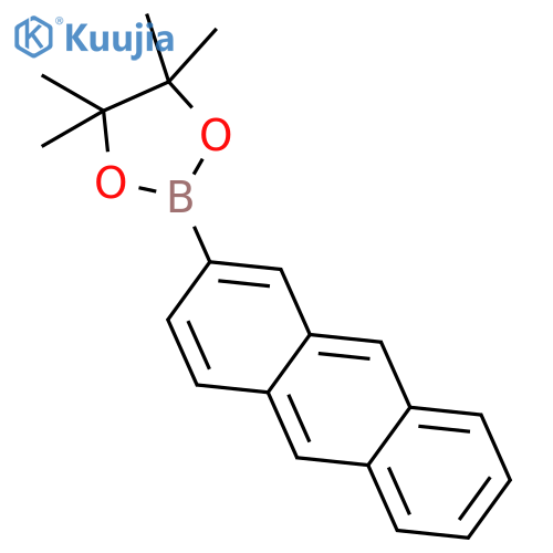 1,3,2-Dioxaborolane, 2-(2-anthracenyl)-4,4,5,5-tetramethyl- structure