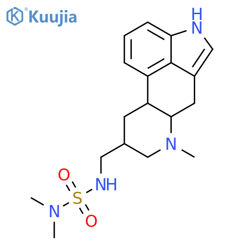 N,N-dimethyl-N'-{[(8beta,10xi)-6-methylergolin-8-yl]methyl}sulfamide structure