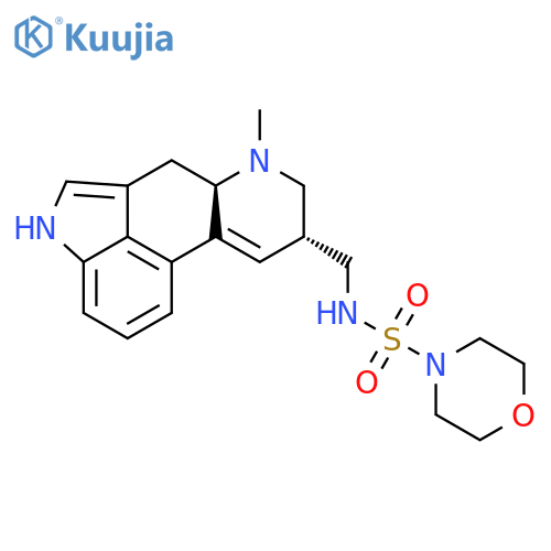4-Morpholinesulfonamide,N-[[(8b)-9,10-didehydro-6-methylergolin-8-yl]methyl]-(9CI) structure