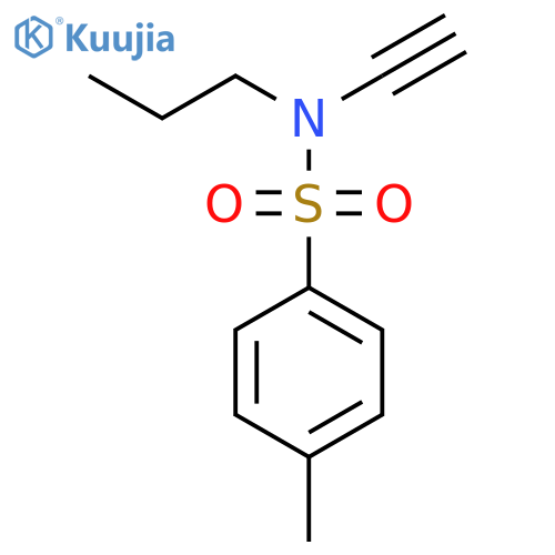 Benzenesulfonamide, N-ethynyl-4-methyl-N-propyl- structure