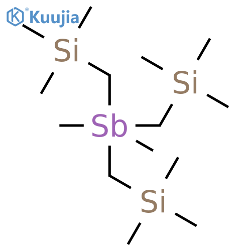 ANTIMONY, DIMETHYLTRIS[(TRIMETHYLSILYL)METHYL]- structure