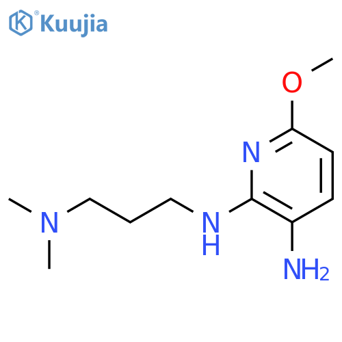 2,3-PYRIDINEDIAMINE, N2-[3-(DIMETHYLAMINO)PROPYL]-6-METHOXY- structure