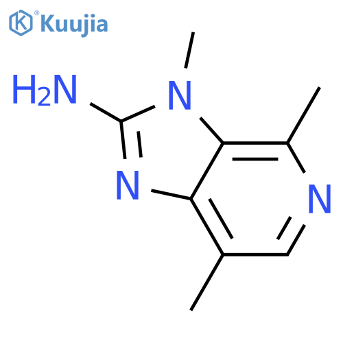 3H-IMIDAZO[4,5-C]PYRIDIN-2-AMINE, 3,4,7-TRIMETHYL- structure