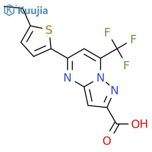 5-(5-Ethylthien-2-yl)-7-(trifluoromethyl)-pyrazolo1,5-apyrimidine-2-carboxylic acid structure