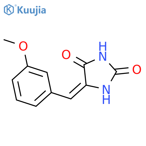 2,4-IMIDAZOLIDINEDIONE, 5-[(3-METHOXYPHENYL)METHYLENE]-, (5Z)- structure