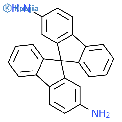 9,9'-Spirobi[fluorene]-2,2'-diamine structure