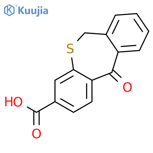 Dibenzo[b,e]thiepin-3-carboxylic acid, 6,11-dihydro-11-oxo- structure