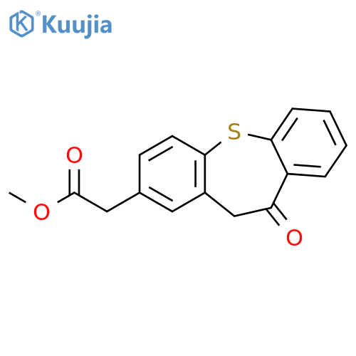 DIBENZO[B,F]THIEPIN-2-ACETIC ACID, 10,11-DIHYDRO-10-OXO-, METHYL ESTER structure