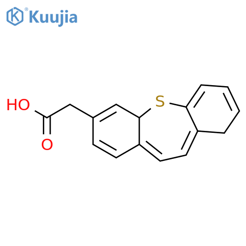Dibenzo[b,f]thiepin-3-acetic acid structure