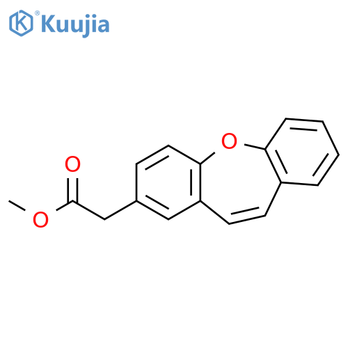 DIBENZ[B,F]OXEPIN-2-ACETIC ACID, METHYL ESTER structure
