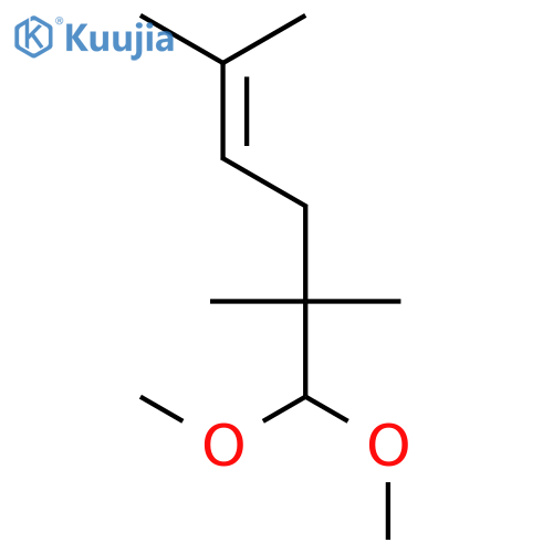 2-Hexene,6,6-dimethoxy-2,5,5-trimethyl- structure