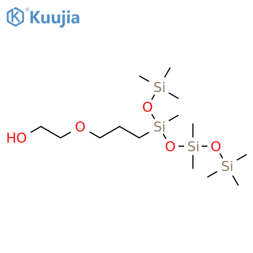 Poly(oxy-1,2-ethanediyl),a-[3-[1,3,3,3-tetramethyl-1-[(trimethylsilyl)oxy]-1-disiloxanyl]propyl]-w-hydroxy- structure