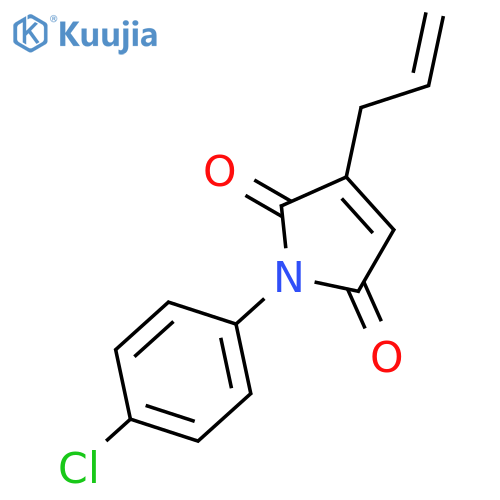1H-Pyrrole-2,5-dione, 1-(4-chlorophenyl)-3-(2-propenyl)- structure