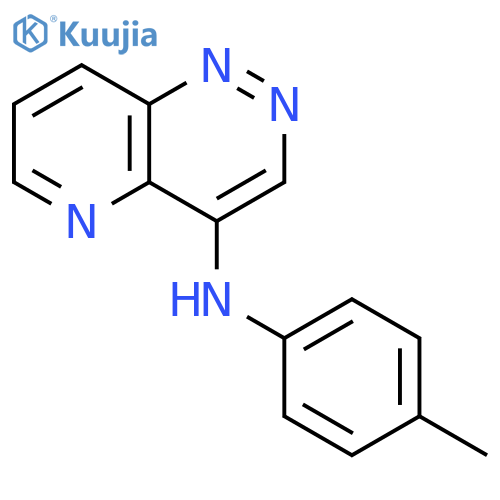 PYRIDO[3,2-C]PYRIDAZIN-4-AMINE, N-(4-METHYLPHENYL)- structure