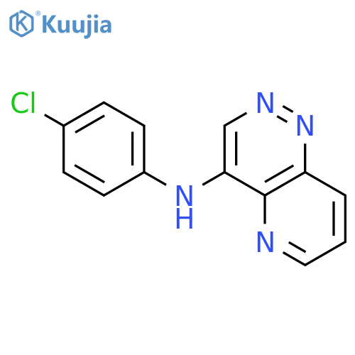 N-(4-Chlorophenyl)pyrido[3,2-c]pyridazin-4-amine structure