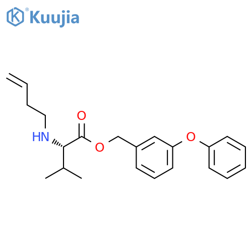L-VALINE, N-3-BUTENYL-, (3-PHENOXYPHENYL)METHYL ESTER structure
