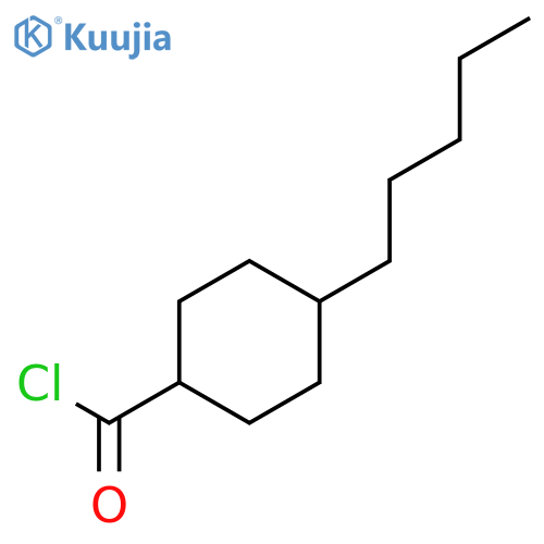 CYCLOHEXANECARBONYL CHLORIDE, 4-PENTYL- structure