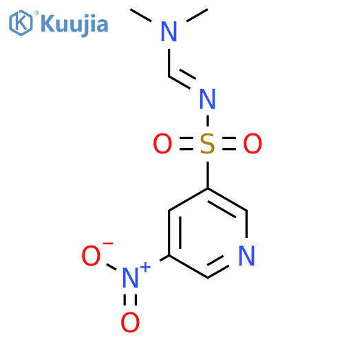 3-PYRIDINESULFONAMIDE, N-[(DIMETHYLAMINO)METHYLENE]-5-NITRO- structure