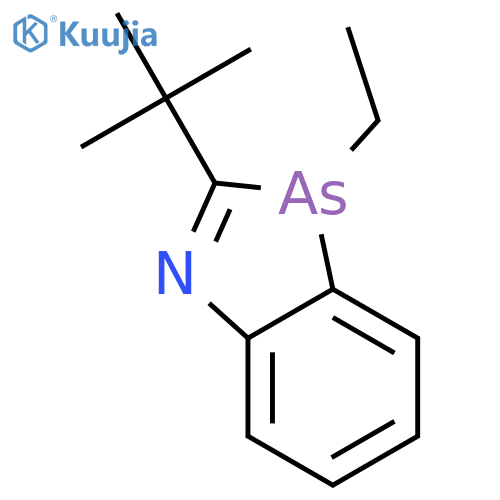 3H-1,3-BENZAZARSOLE, 2-(1,1-DIMETHYLETHYL)-3-ETHYL- structure