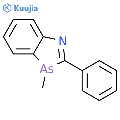3H-1,3-Benzazarsole, 3-methyl-2-phenyl- structure