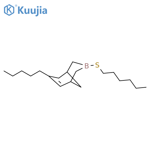 3-BORABICYCLO[3.3.1]NON-6-ENE, 3-(HEXYLTHIO)-7-PENTYL- structure