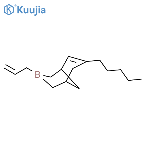 3-Borabicyclo[3.3.1]non-6-ene, 7-pentyl-3-(2-propenyl)- structure