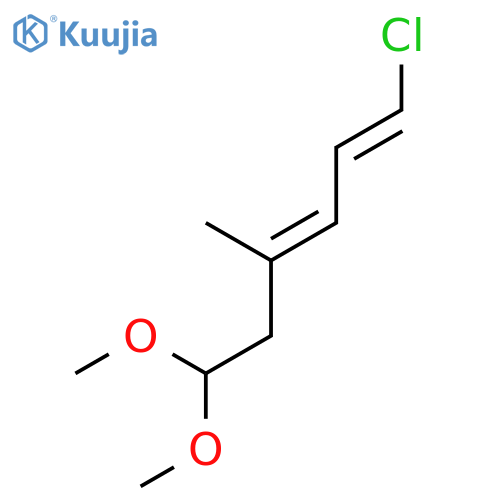 1,3-HEXADIENE, 1-CHLORO-6,6-DIMETHOXY-4-METHYL- structure