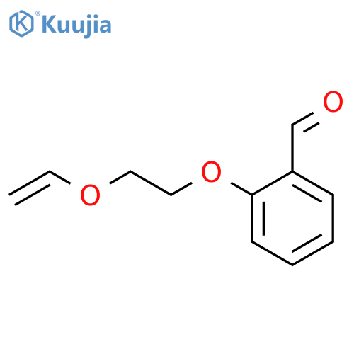 BENZALDEHYDE, 2-[2-(ETHENYLOXY)ETHOXY]- structure