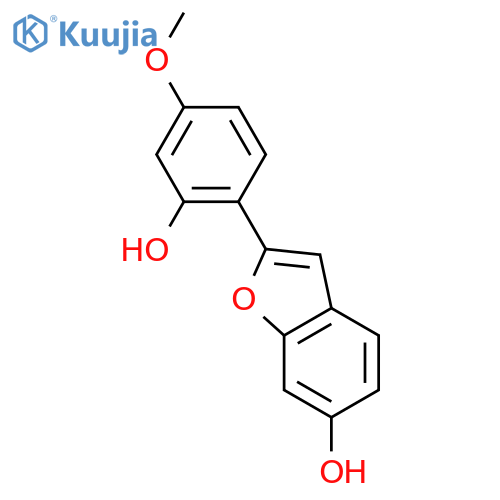 6-hydroxy-2-(2-hydroxy-4-methoxyphenyl) benzofuran structure